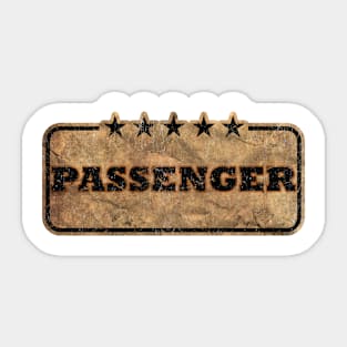 Passenger Passenger Sticker